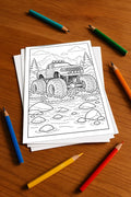 Monster Trucks Aktivitätsbuch 20 Rätsel- und Aktivitätsseiten gedruckt – Mockup-Ansicht
