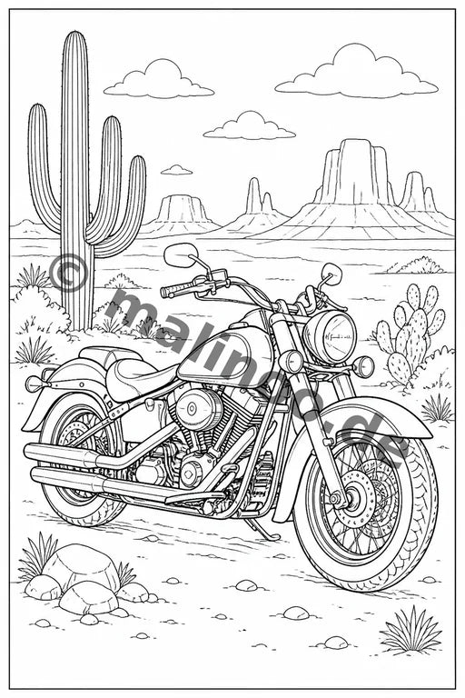 Motorräder Aktivitätsbuch 20 Rätsel- und Aktivitätsseiten PDF Download – Vorschaubild 1