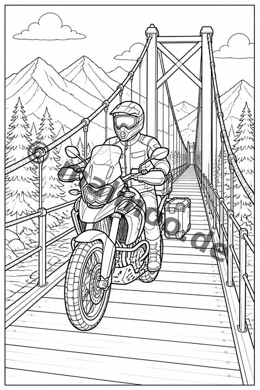 Motorräder Aktivitätsbuch 20 Rätsel- und Aktivitätsseiten gedruckt+los – Vorschaubild 10