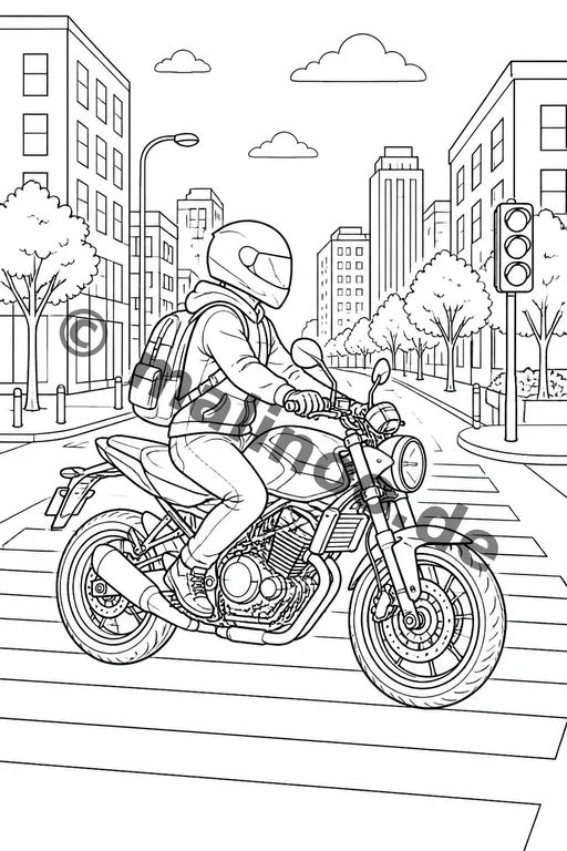 Motorräder Aktivitätsbuch 50 Rätsel- und Aktivitätsseiten gedruckt+los – Vorschaubild 7