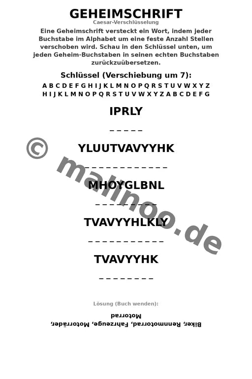 Motorräder Aktivitätsbuch 50 Rätsel- und Aktivitätsseiten gedruckt+los – Vorschaubild 9