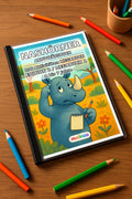 Nashörner Aktivitätsbuch 100 Rätsel- und Aktivitätsseiten gedruckt+geb – Mockup-Ansicht