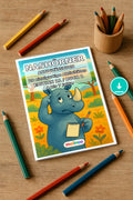Nashörner Aktivitätsbuch 20 Rätsel- und Aktivitätsseiten PDF Download – Mockup-Ansicht