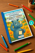 Nashörner Aktivitätsbuch 50 Rätsel- und Aktivitätsseiten PDF Download – Mockup-Ansicht