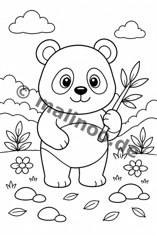 Panda's Aktivitätsbuch 20 Rätsel- und Aktivitätsseiten PDF Download – Vorschaubild 5