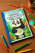 Panda's Aktivitätsbuch 50 Rätsel- und Aktivitätsseiten PDF Download – Mockup-Ansicht