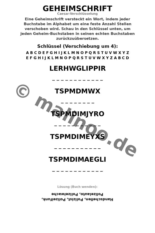 Polizei Aktivitätsbuch 20 Rätsel- und Aktivitätsseiten gedruckt+lose – Vorschaubild 9