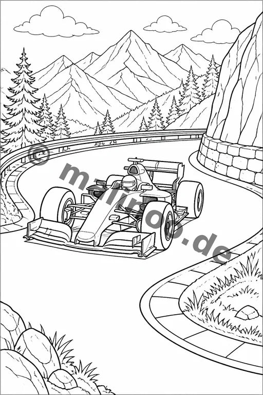 Rennwagen Aktivitätsbuch 100 Rätsel- und Aktivitätsseiten gedruckt+los – Vorschaubild 1