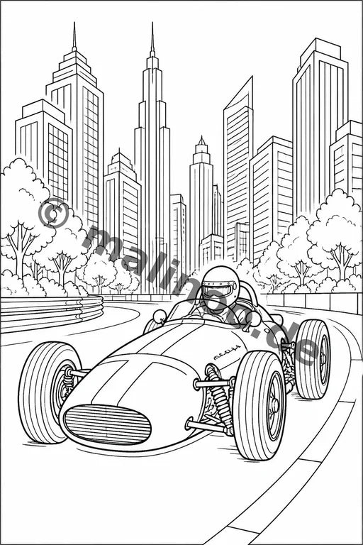 Rennwagen Aktivitätsbuch 20 Rätsel- und Aktivitätsseiten PDF Download – Vorschaubild 4