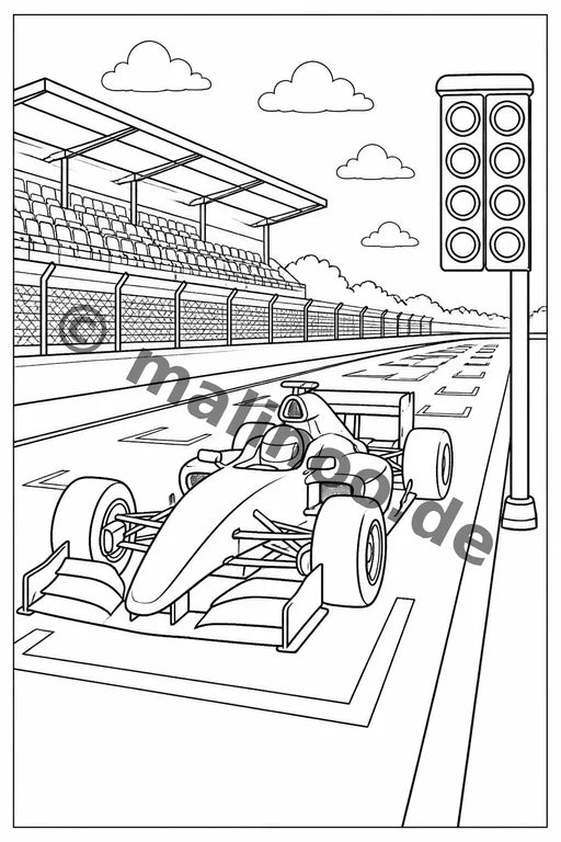 Rennwagen Aktivitätsbuch 50 Rätsel- und Aktivitätsseiten gedruckt+gebu – Vorschaubild 7