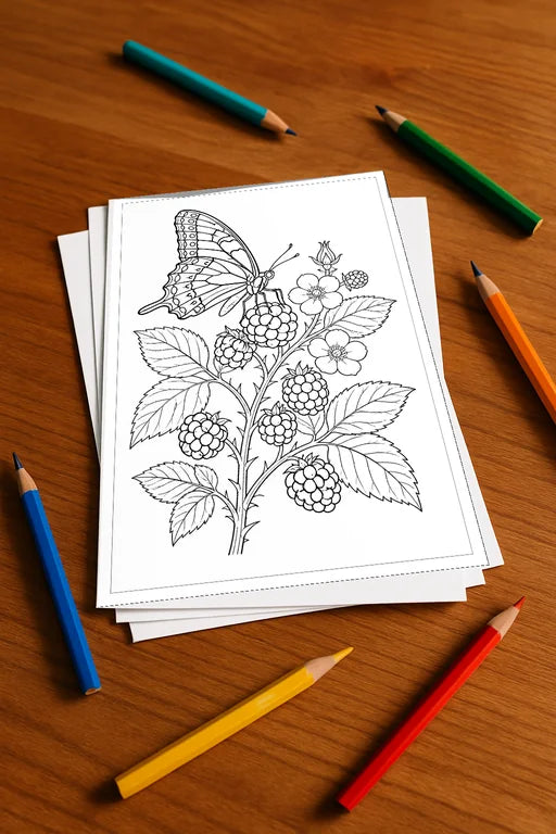 Schmetterlinge Aktivitätsbuch 20 Rätsel- und Aktivitätsseiten gedruckt – Mockup-Ansicht