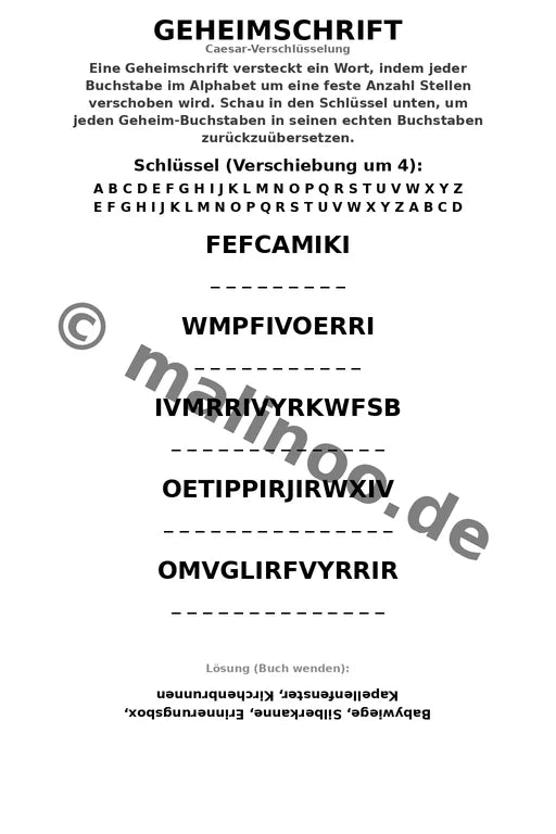 Taufe Aktivitätsbuch 20 Rätsel- und Aktivitätsseiten PDF Download – Vorschaubild 5
