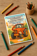 Tractors Activity Aktivitätsbuch 20 Rätsel- und Aktivitätsseiten gedru – Mockup-Ansicht