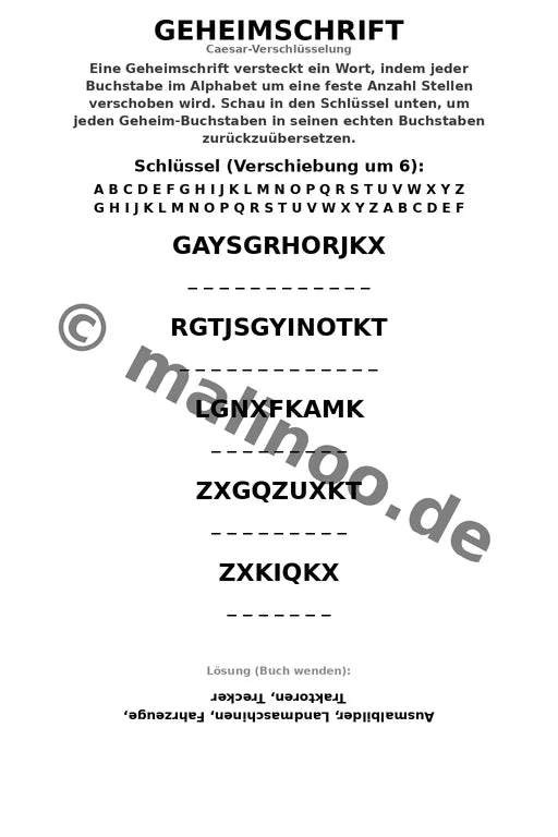 Tractors Activity Aktivitätsbuch 20 Rätsel- und Aktivitätsseiten gedru – Vorschaubild 6