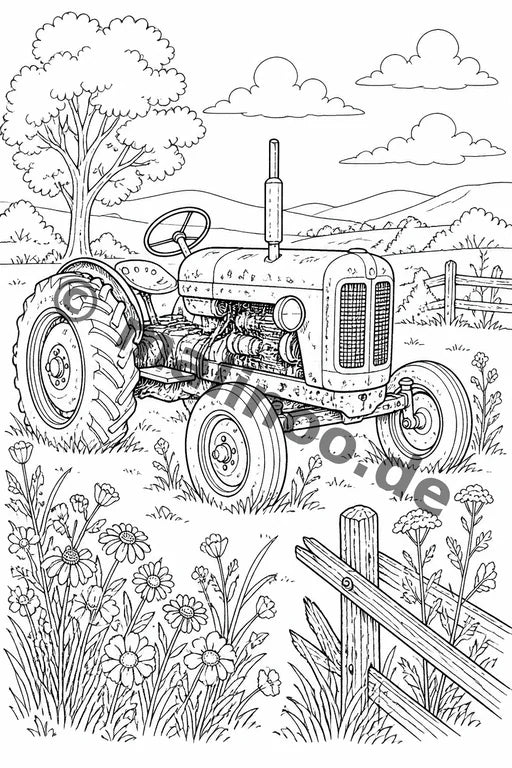 Tractors Activity Aktivitätsbuch 20 Rätsel- und Aktivitätsseiten gedru – Vorschaubild 4