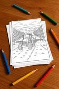 Tractors Activity Aktivitätsbuch 50 Rätsel- und Aktivitätsseiten gedru – Mockup-Ansicht