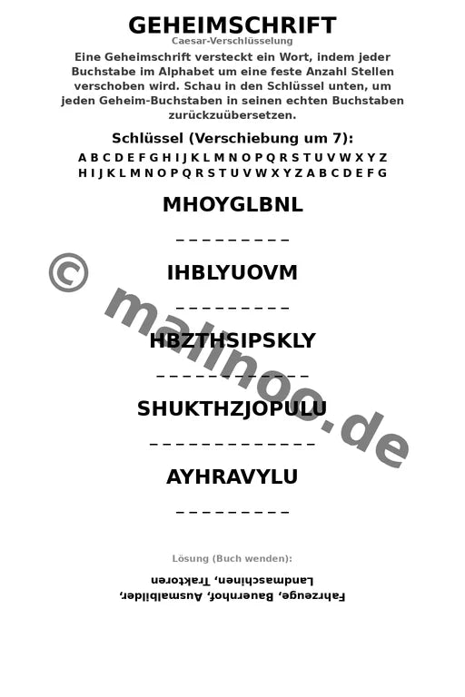 Tractors Activity Aktivitätsbuch 50 Rätsel- und Aktivitätsseiten gedru – Vorschaubild 9