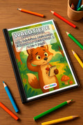 Waldtiere Aktivitätsbuch 100 Rätsel- und Aktivitätsseiten gedruckt+geb – Mockup-Ansicht