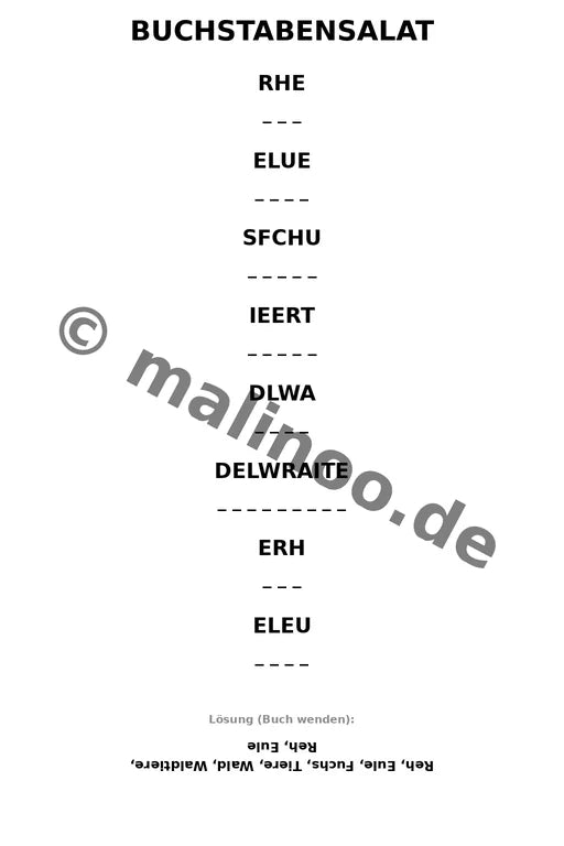 Waldtiere Aktivitätsbuch 50 Rätsel- und Aktivitätsseiten gedruckt+gebu – Vorschaubild 9