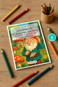 Wichtel Aktivitätsbuch 20 Rätsel- und Aktivitätsseiten PDF – Mockup-Ansicht