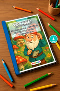 Wichtel Aktivitätsbuch 50 Rätsel- und Aktivitätsseiten PDF – Mockup-Ansicht
