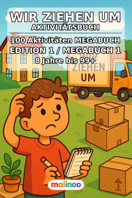 Wir ziehen um Aktivitätsbuch 100 Rätsel- und – Cover