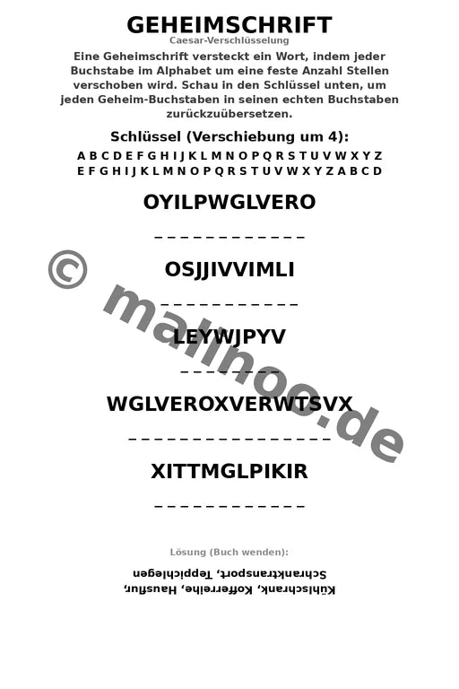 Wir ziehen um Aktivitätsbuch 100 Rätsel- und – Vorschaubild 8