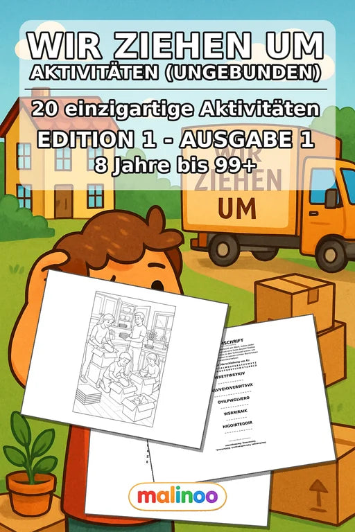 Wir ziehen um Aktivitätsbuch 20 Rätsel- und – Cover