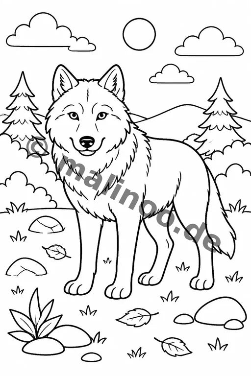 Wölfe Aktivitätsbuch 20 Rätsel- und Aktivitätsseiten PDF Download – Vorschaubild 5