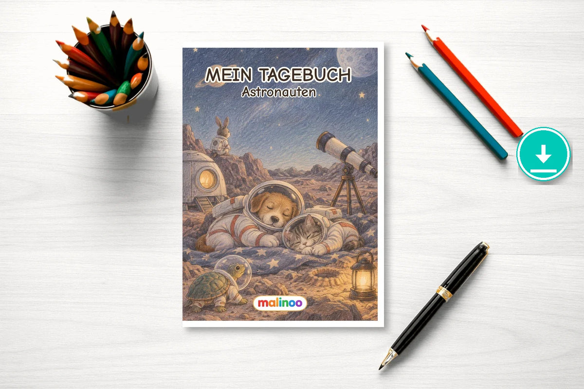 Tagebuch Astronauts Medium 00 mockup digital