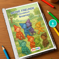 Freundebuch Brownie de 00 mockup digital