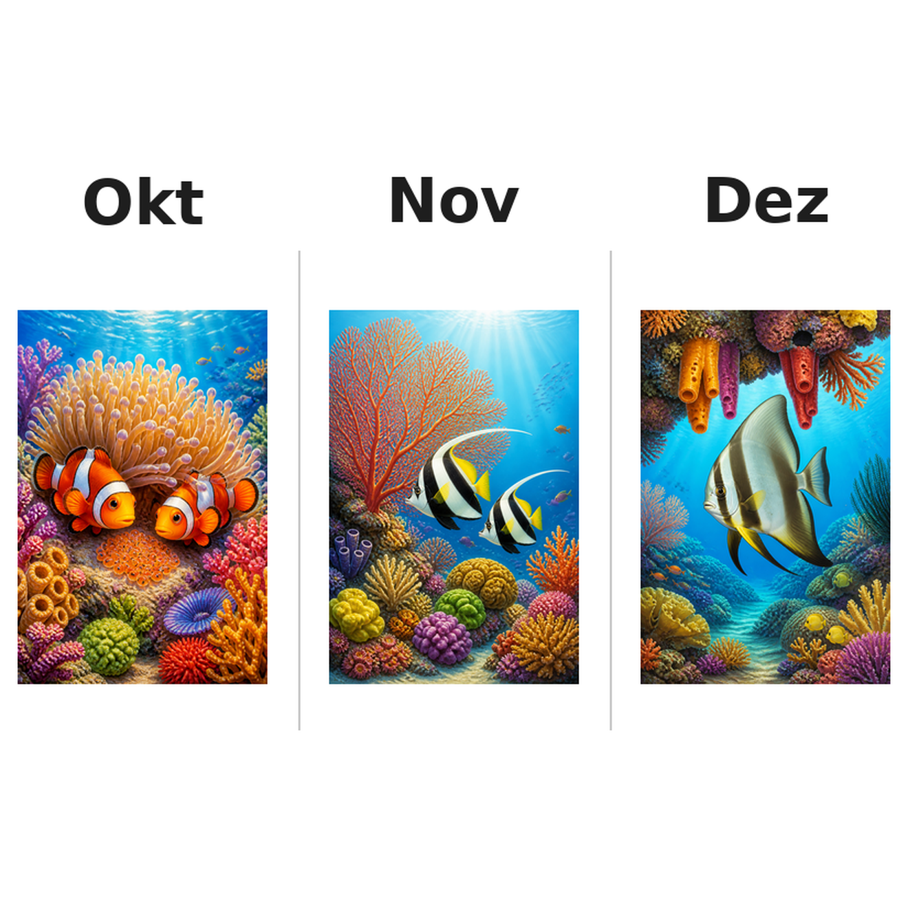 coral_reefs_medium Kalender 2027 Motive ausgemalt 4