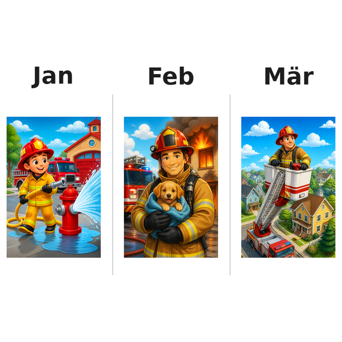 firefighter_comic_style_low Kalender 2027 Motive ausgemalt 1