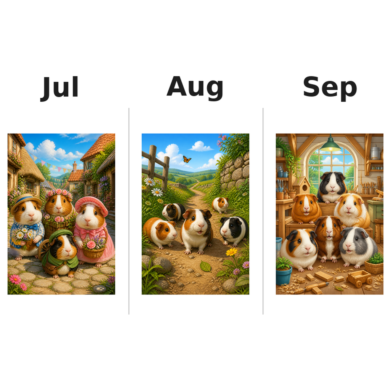 guinea_pigs_low Kalender 2027 Motive ausgemalt 3