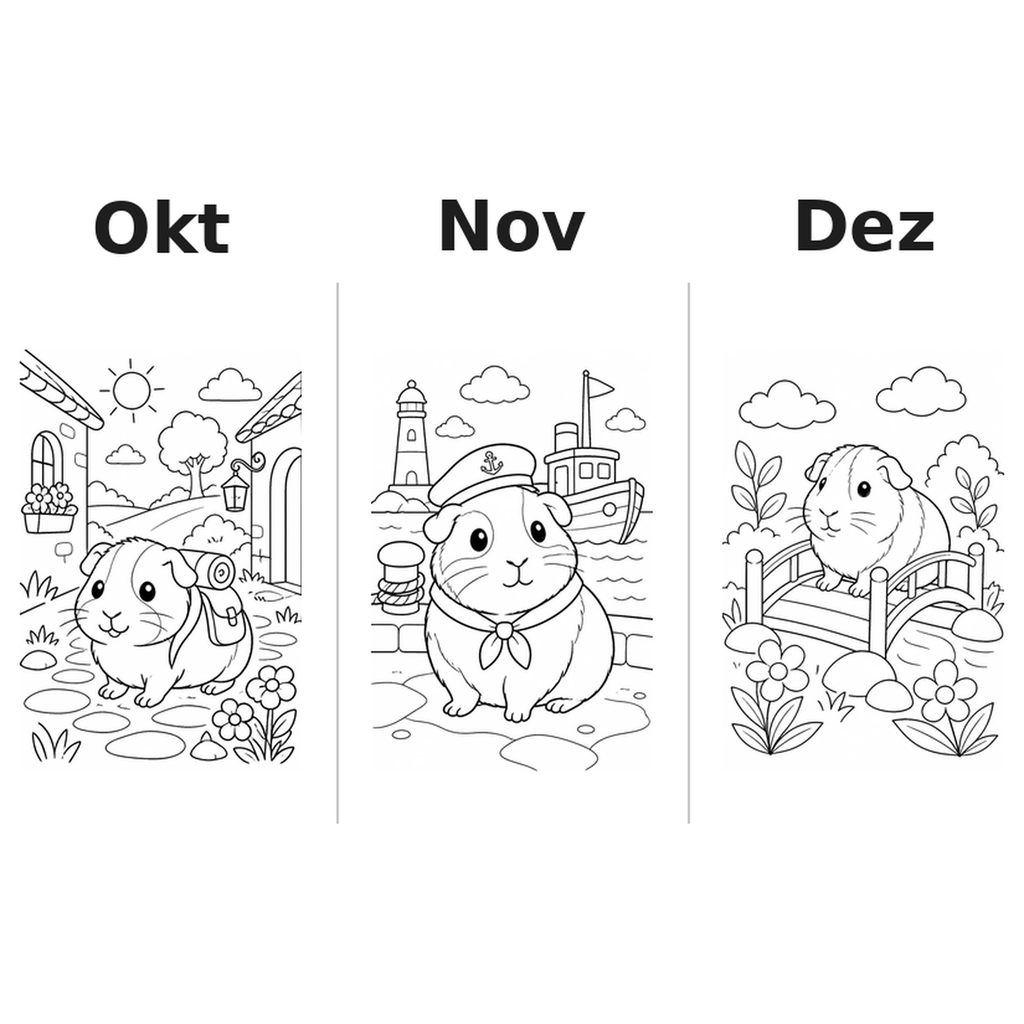 guinea_pigs_low Kalender 2027 Motive Ausmalen 4