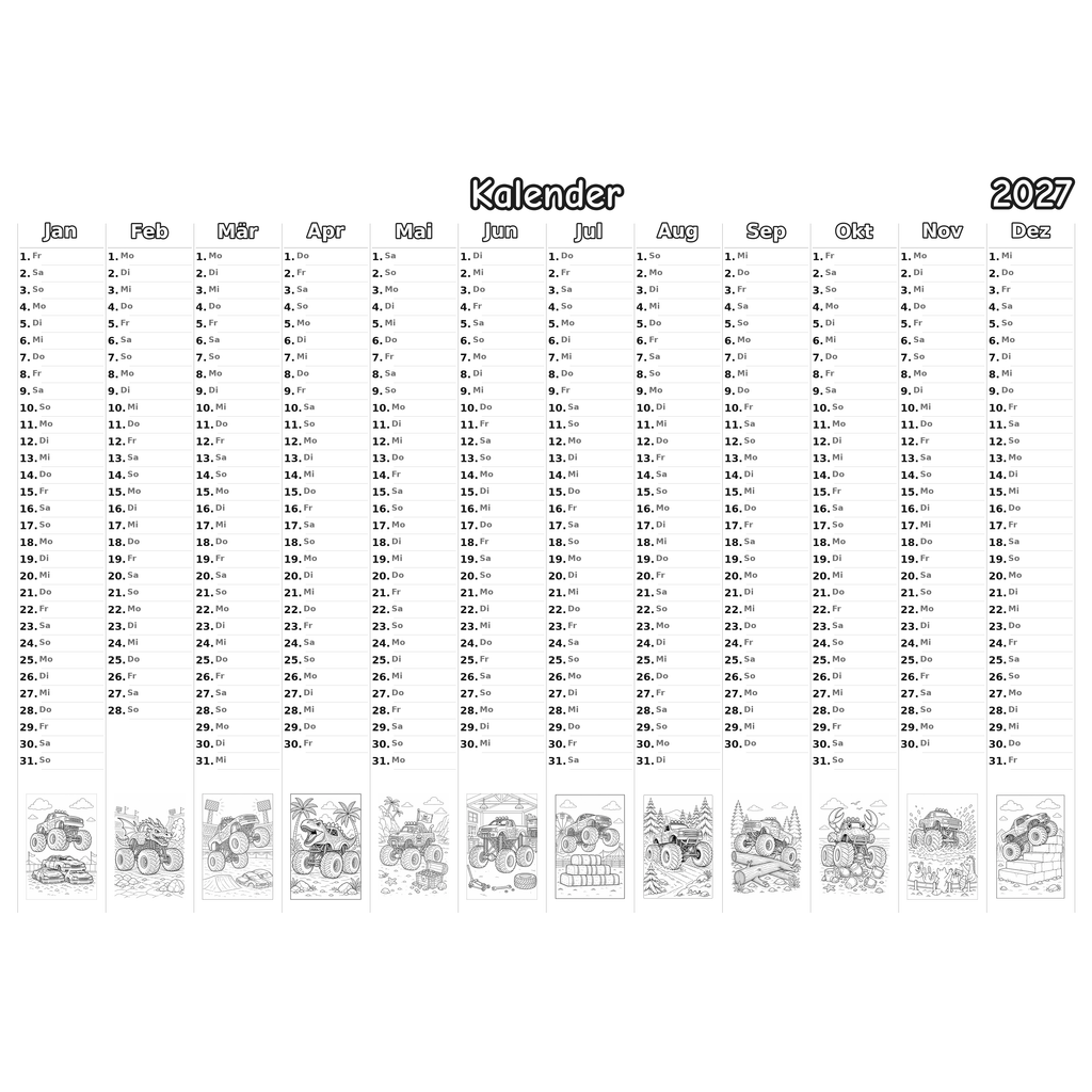 monster_trucks_medium Kalender 2027 Ausmalen