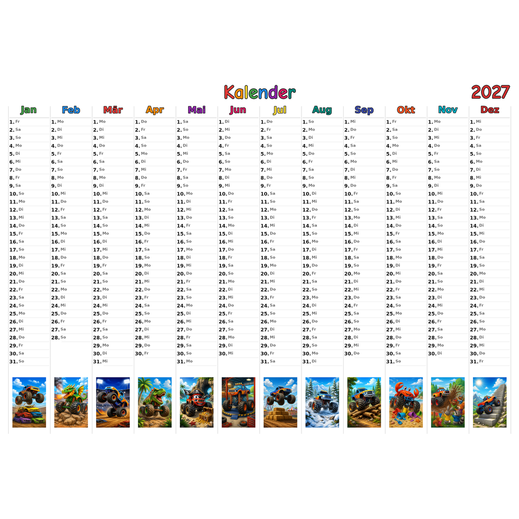 monster_trucks_medium Kalender 2027 ausgemalt