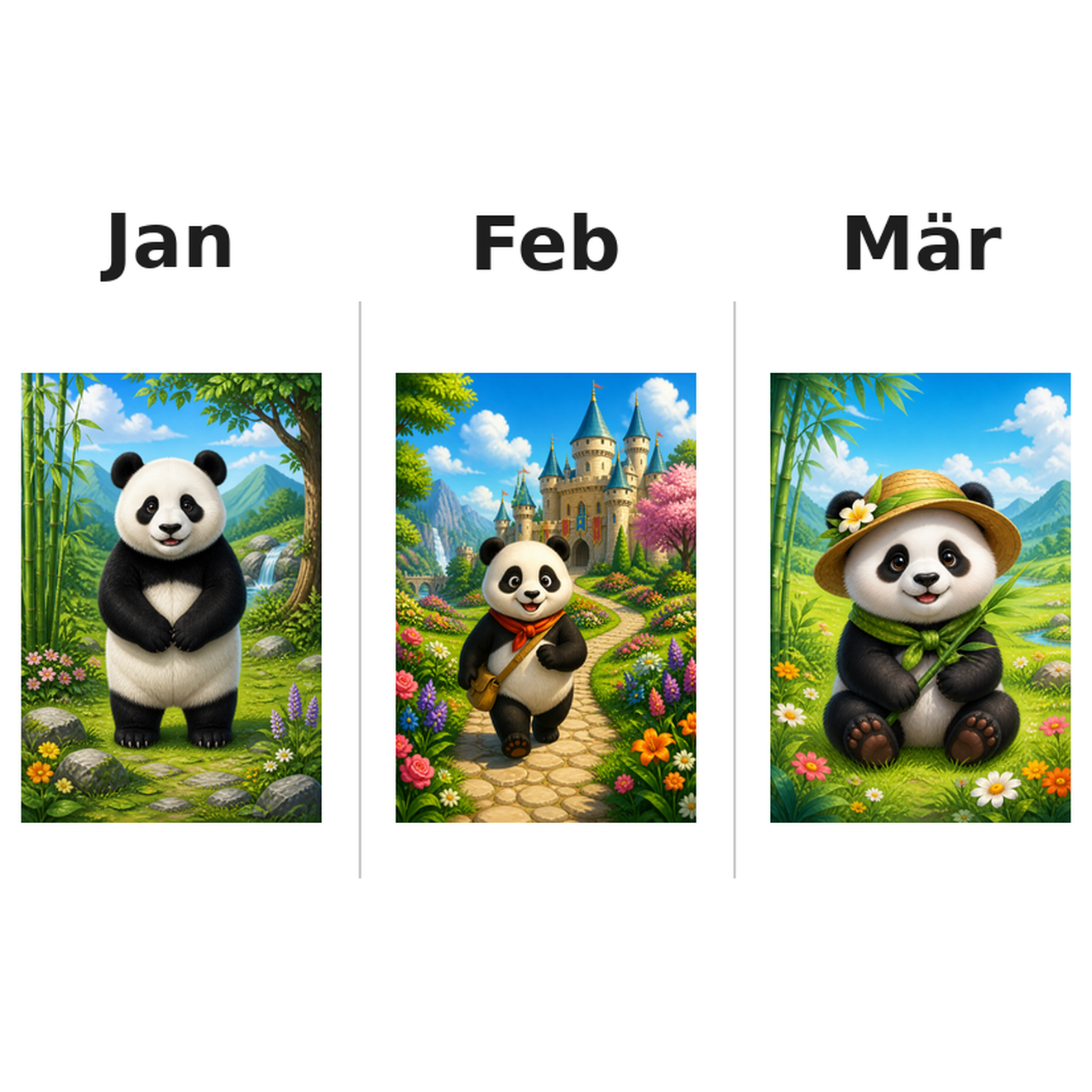 panda_low Kalender 2027 Motive ausgemalt 1