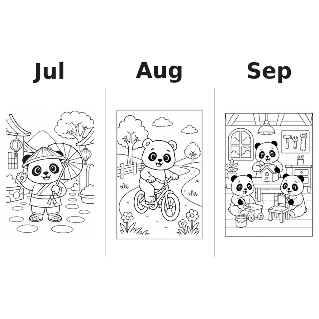 panda_low Kalender 2027 Motive Ausmalen 3