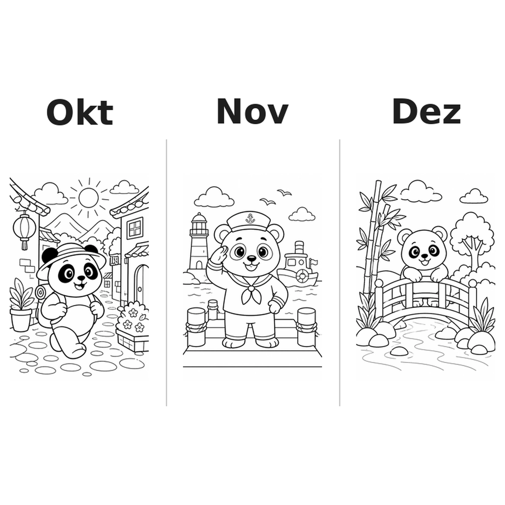 panda_low Kalender 2027 Motive Ausmalen 4