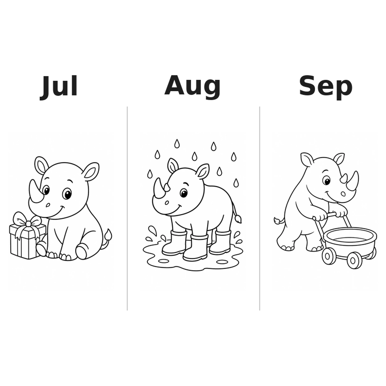 rhinos_low Kalender 2027 Motive Ausmalen 3