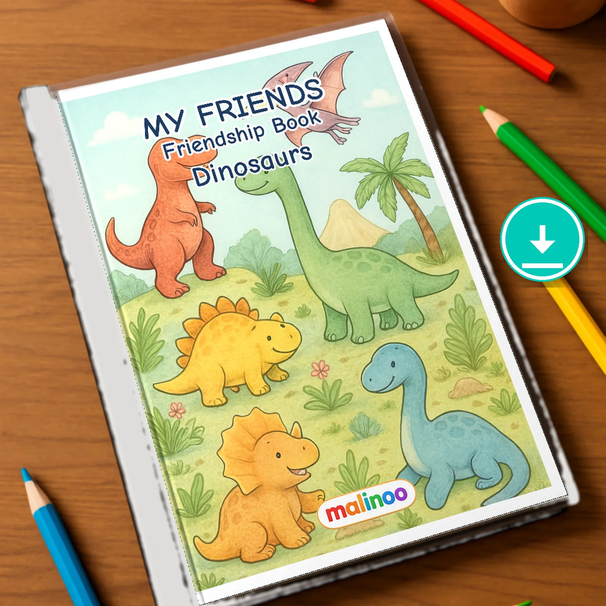 Friendship Book Dinosaur