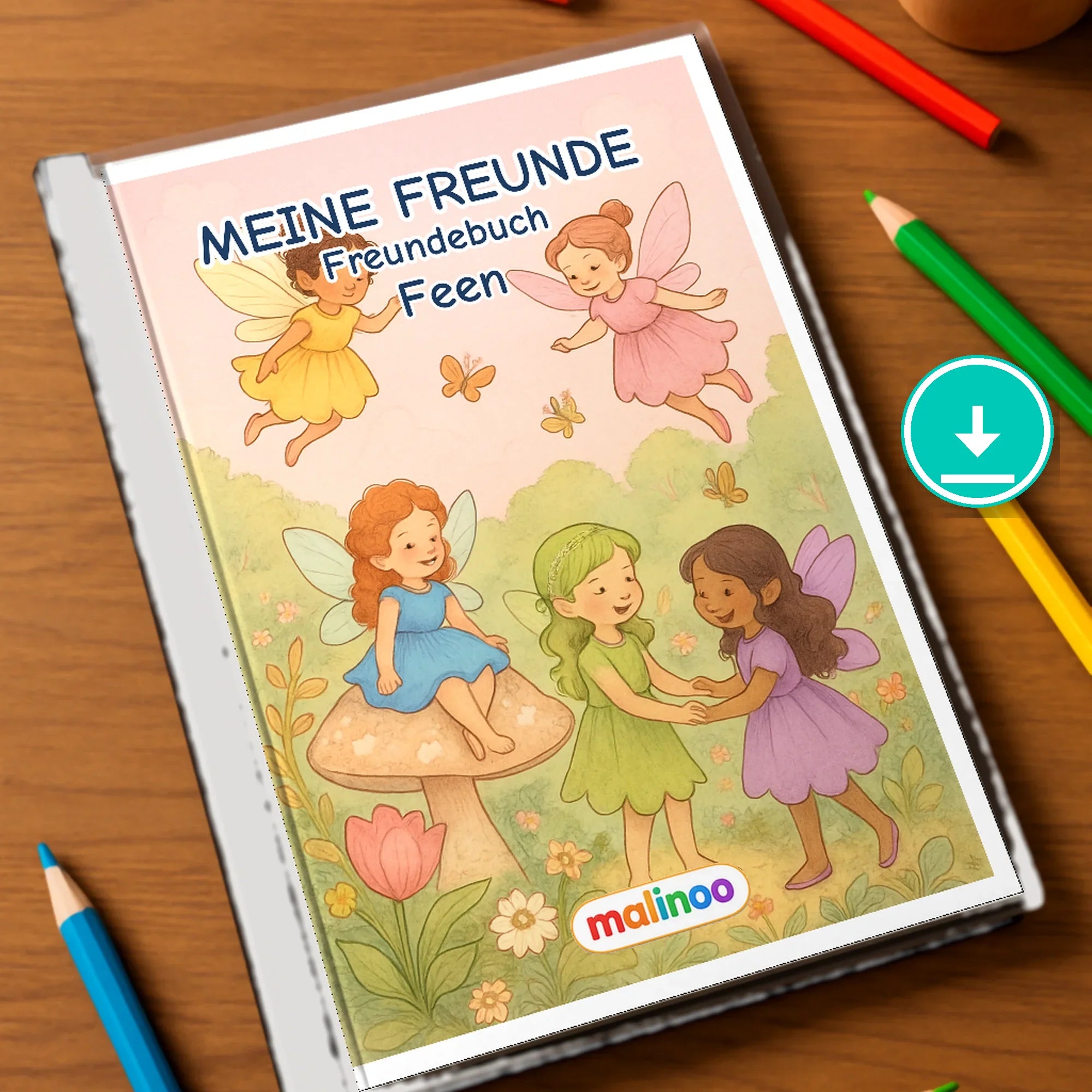 Freundebuch Fairies de 00 mockup digital