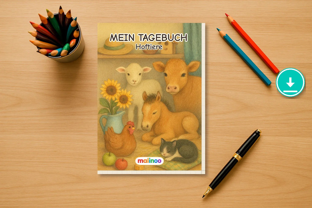 Tagebuch Farm Animals Low