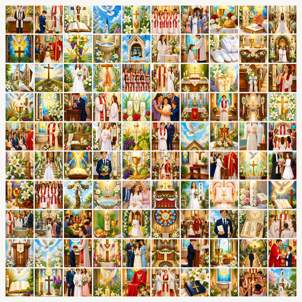 Sticker-Set Kinder – 100 Aufkleber pro Motivwelt – DIN-A4 Vinyl, wasserfest – 10 Motivwelten zur Auswahl – Aufkleber Kinder, Sticker Set – Bild 8