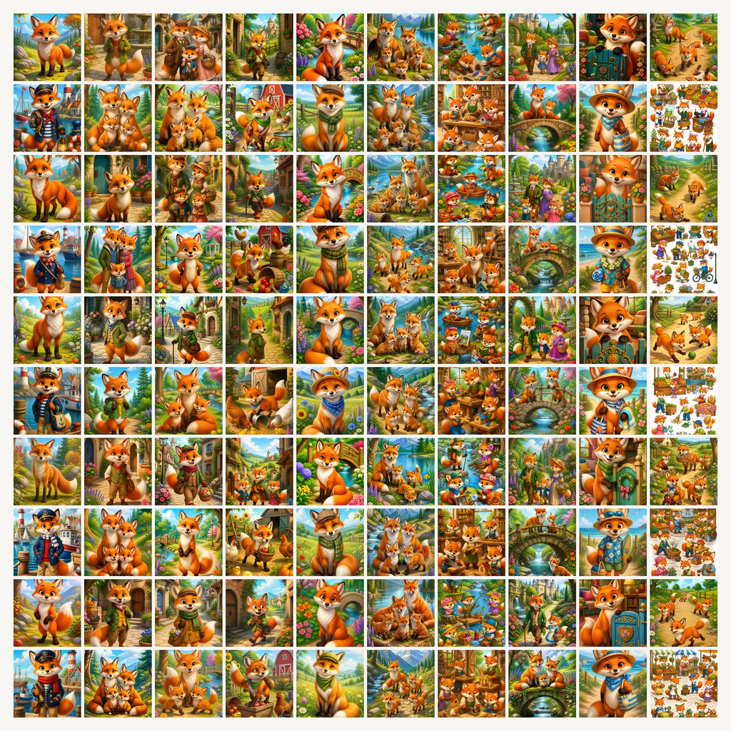 Sticker-Set Kinder – 100 Aufkleber pro Motivwelt – DIN-A4 Vinyl, wasserfest – 10 Motivwelten zur Auswahl – Aufkleber Kinder, Sticker Set – Bild 7