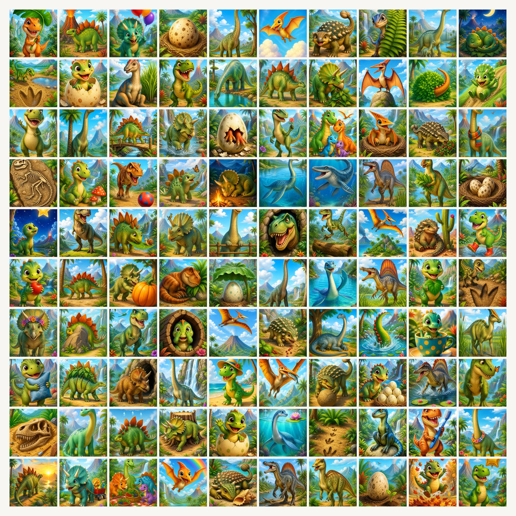 Sticker-Set Kinder – 100 Aufkleber pro Motivwelt – DIN-A4 Vinyl, wasserfest – 10 Motivwelten zur Auswahl – Aufkleber Kinder, Sticker Set – Bild 2