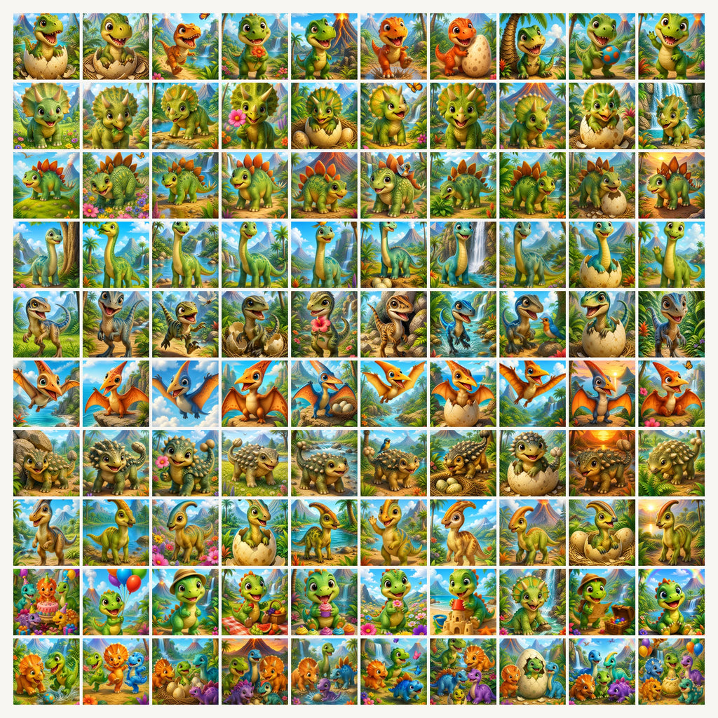 Sticker-Set Kinder – 100 Aufkleber pro Motivwelt – DIN-A4 Vinyl, wasserfest – 10 Motivwelten zur Auswahl – Aufkleber Kinder, Sticker Set – Bild 11