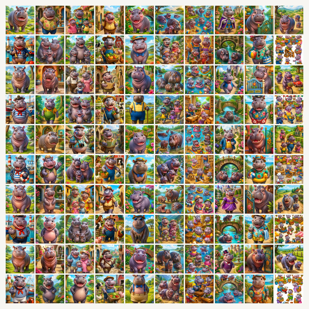 Sticker Kindergeburtstag, Griechische Götter, Meerschweinchen, Halloween, Flusspferde, Pferde, Krankenhaus, Wir ziehen um, Großer Bruder, Große Schwester – 100 Aufkleber je Thema, Vinyl wasserabweisend – Bild 6