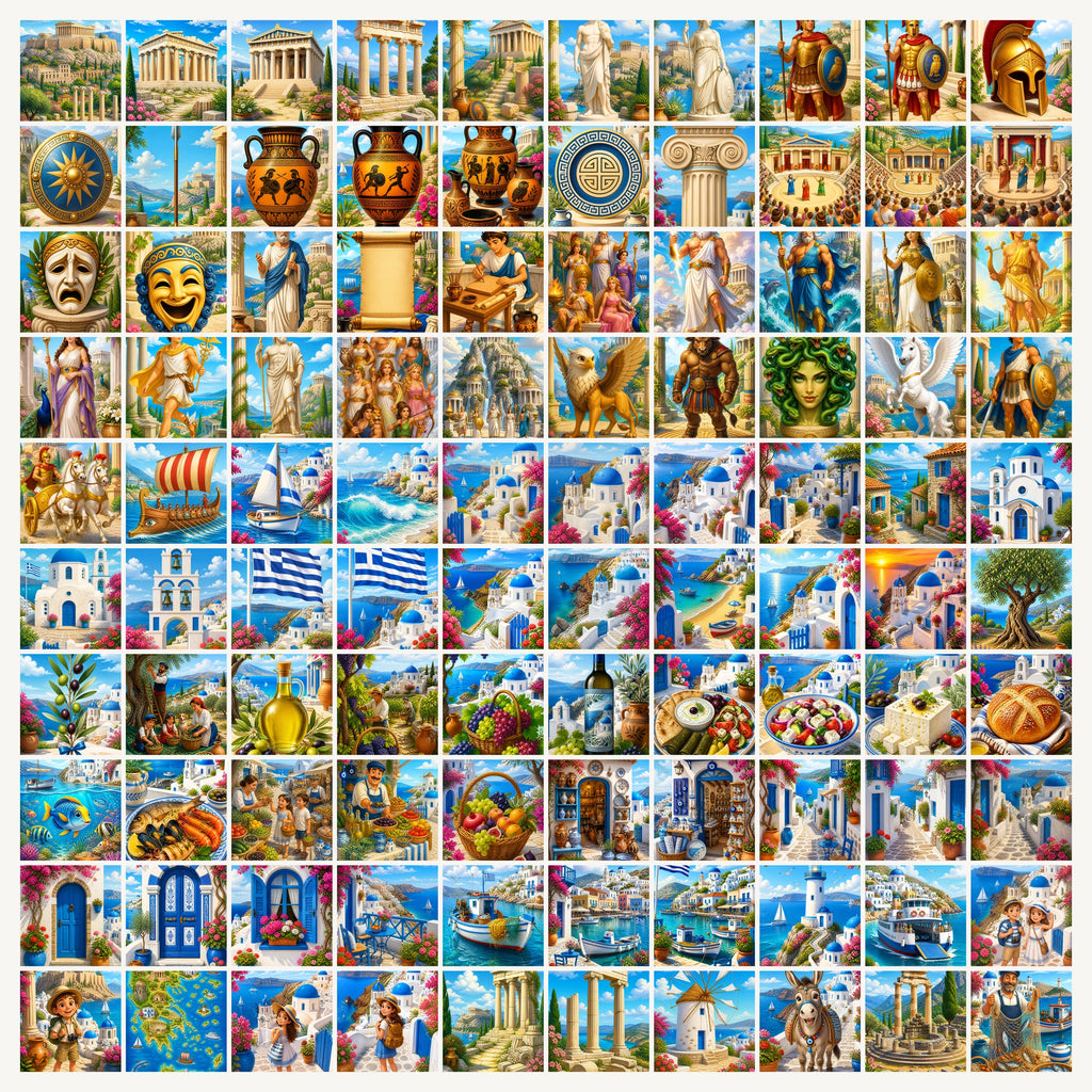 Sticker-Set Kinder – 100 Aufkleber pro Motivwelt – DIN-A4 Vinyl, wasserfest – 10 Motivwelten zur Auswahl – Aufkleber Kinder, Sticker Set – Bild 11
